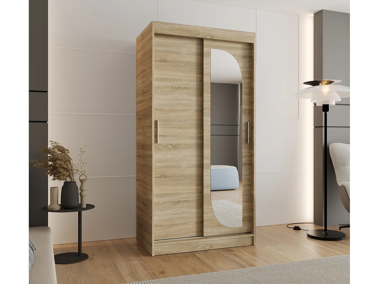 Armoire Ultra À Portes Coulissantes 200/100/62 2 portes (Sonoma)