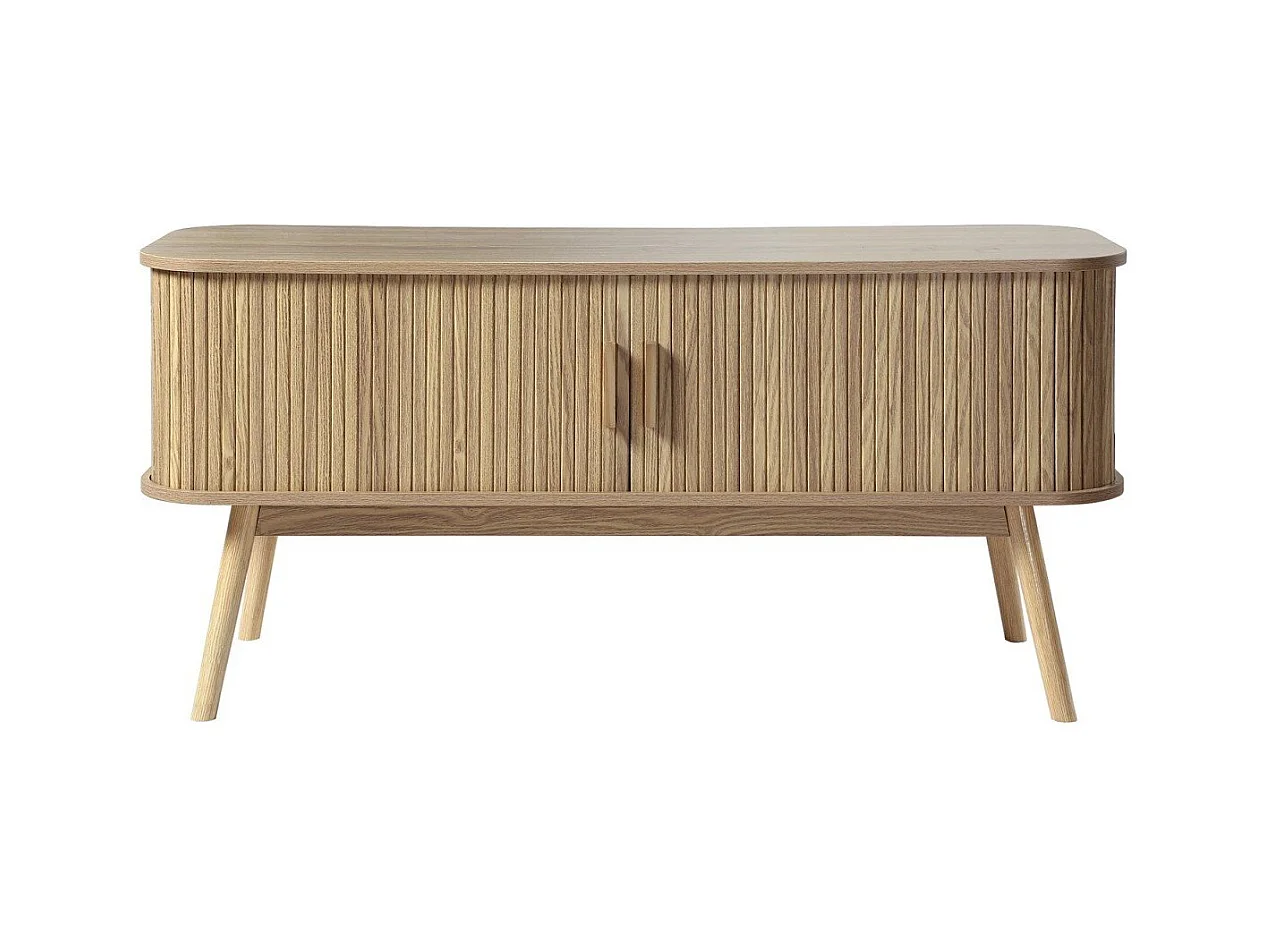 Meuble TV 2 Portes Coulissantes L120 cm - ERNEST