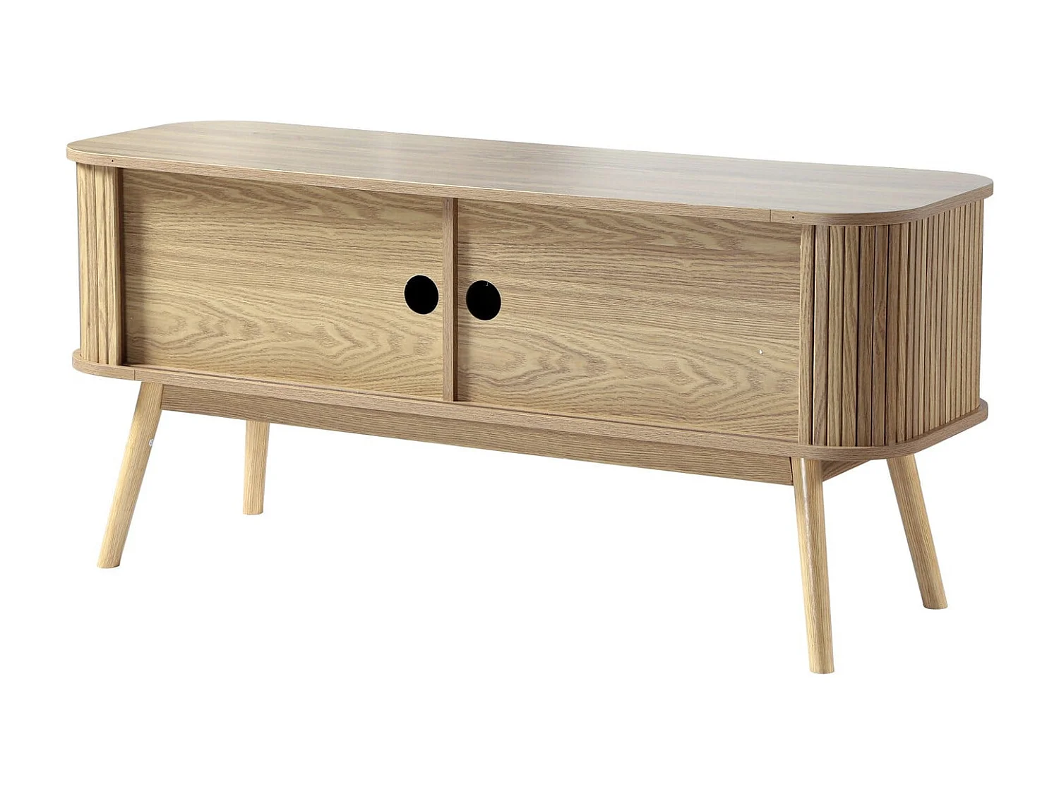 Meuble TV 2 Portes Coulissantes L120 cm - ERNEST