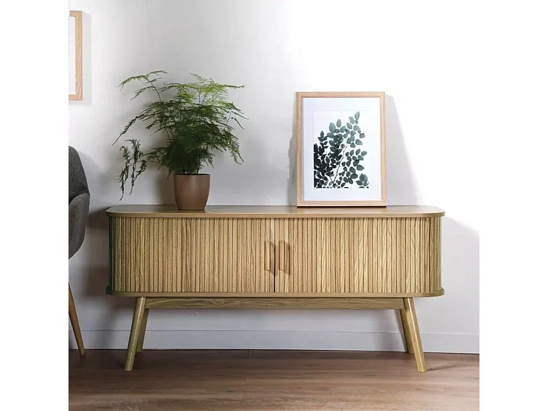 Mueble de TV 2 Puertas Corredizas L119 cm - ERNEST