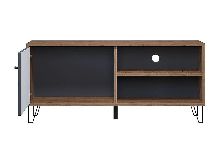 Montez TV-meubel 1 deur, 2 planken, grafiet.