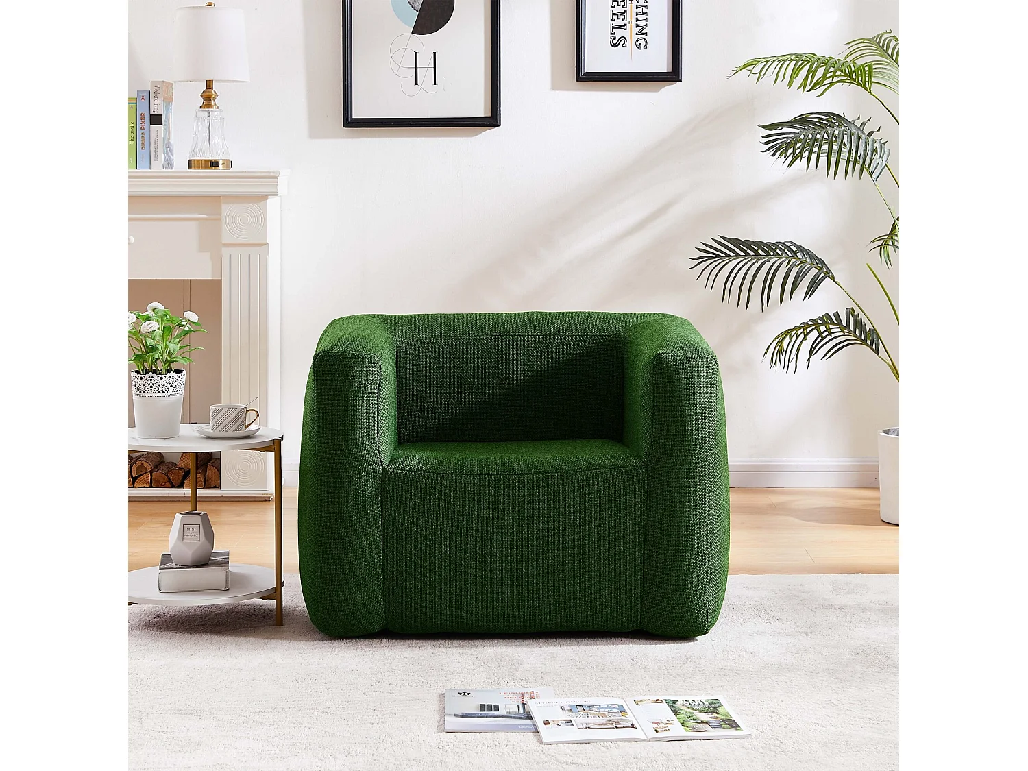 Sillón hinchable Terracota - Interior y exterior - Color Verde