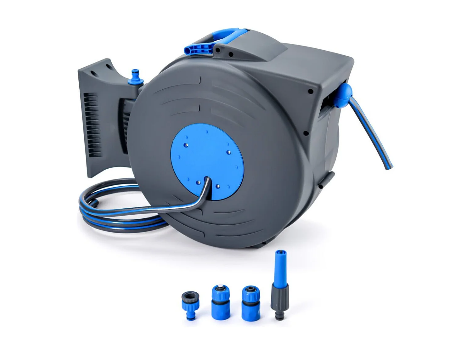 Automatische slanghaspel voor wandmontage - Suan - Complete set - Slanglengte: 20m + 2m