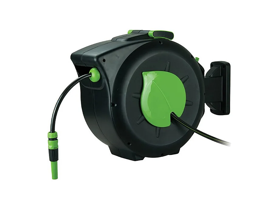 Automatische slanghaspel voor wandmontage - Suan - Complete set - Slanglengte: 30m + 2m