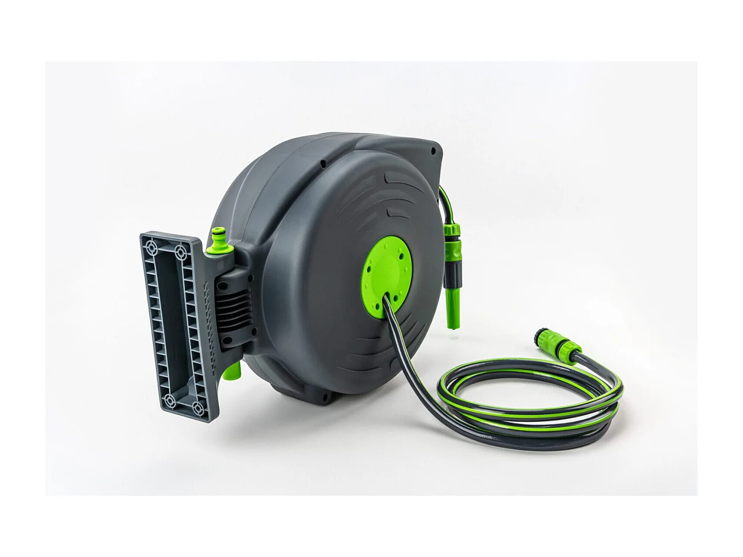 Automatische slanghaspel voor wandmontage - Suan - Complete set - Slanglengte: 12m + 2m