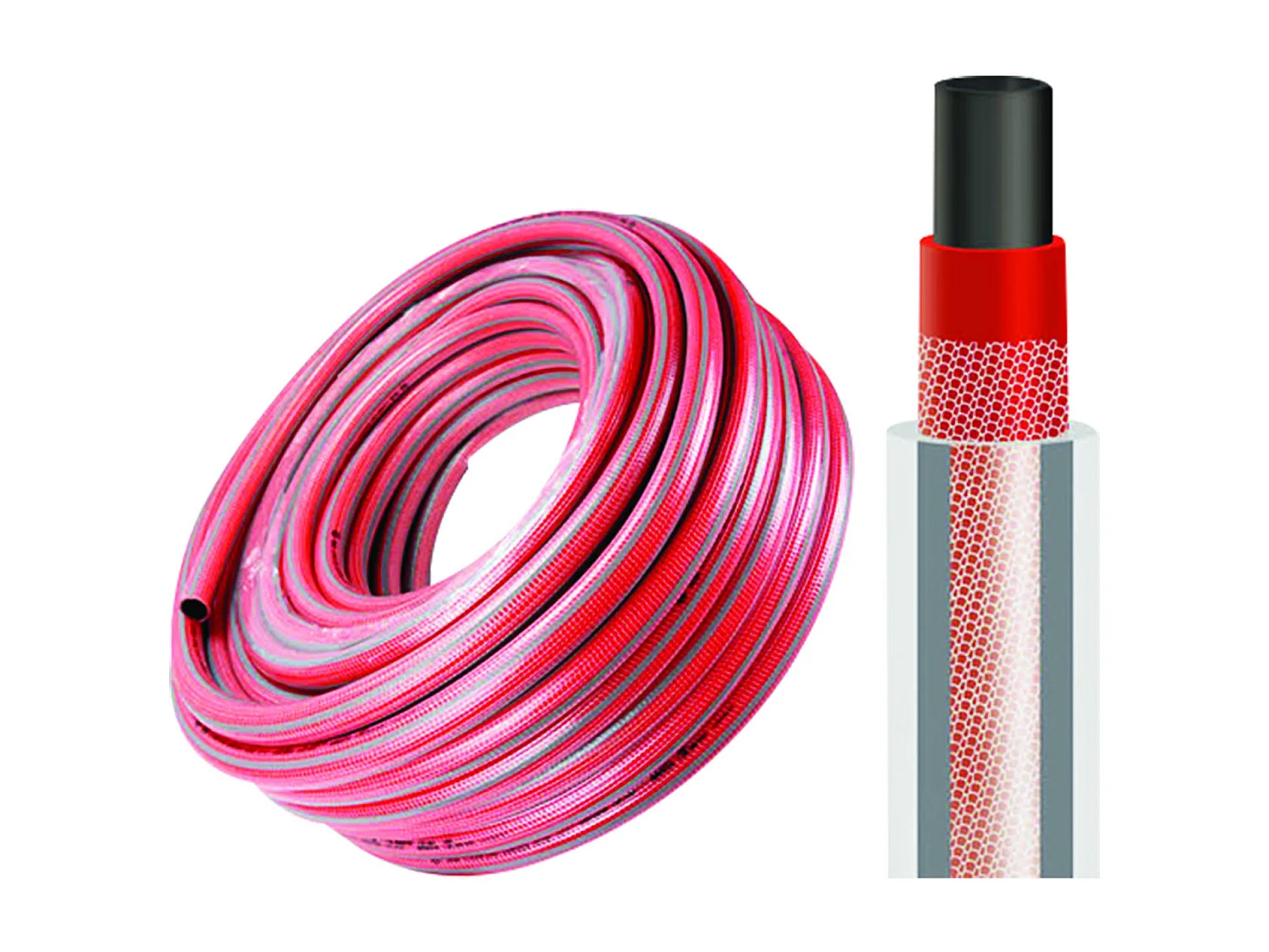 Manguera flexible de 15 mm - Suan - Ideal para grandes superficies - Longitud: 50 m