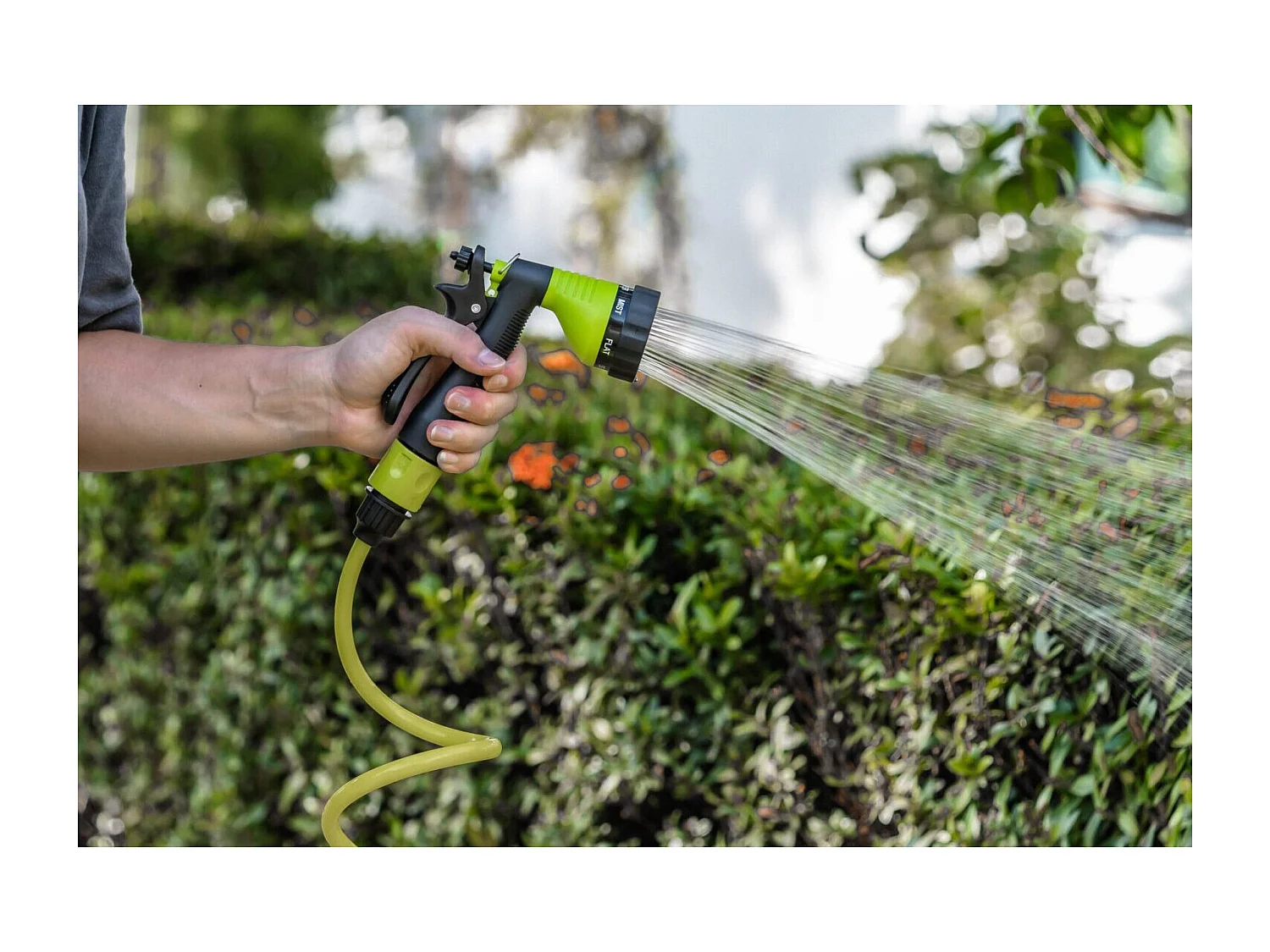 Manguera flexible de jardín - Suan - Kit completo con accesorios - Longitud: 7,5m