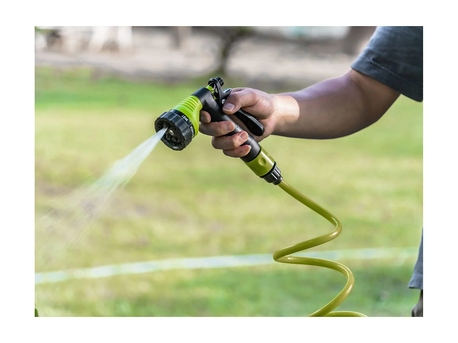 Manguera flexible de jardín - Suan - Kit completo con accesorios - Longitud: 7,5m