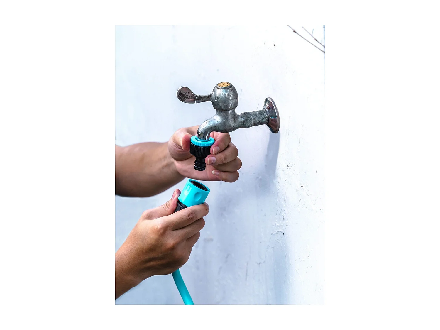 Manguera flexible de jardín - Suan - Kit completo con accesorios - Longitud: 7,5m