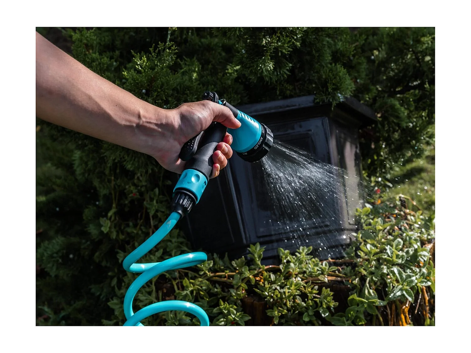 Manguera flexible de jardín - Suan - Kit completo con accesorios - Longitud: 15m