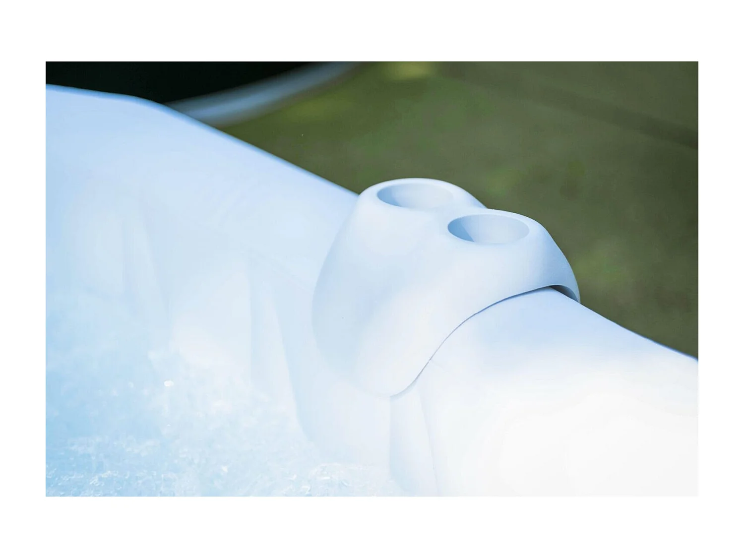 Porte gobelet pour spa gonflable -Ospazia - Dimensions : 23 x 23 x 20 cm - Compatible autres marques