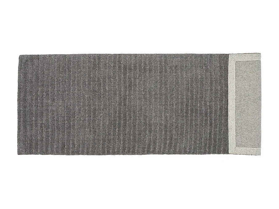 Tapis Design "Milton" 70x200cm Gris