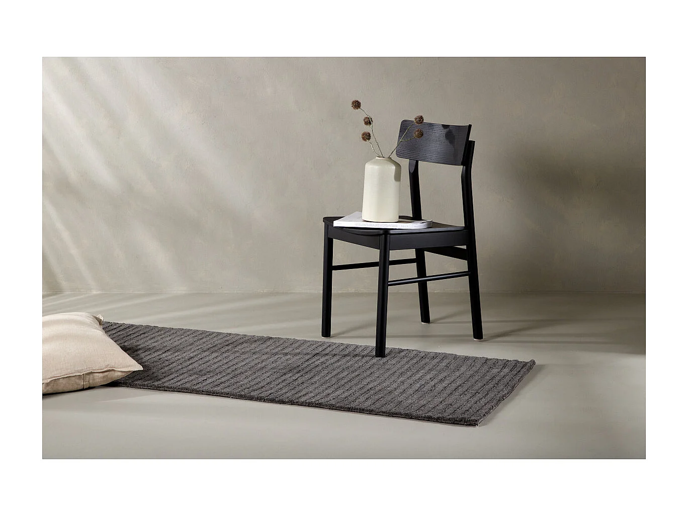 Tapis Design "Milton" 70x200cm Gris