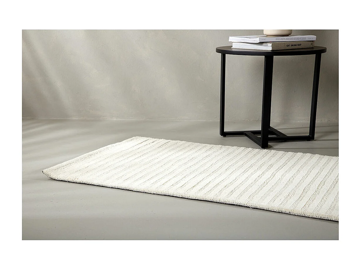 Tapis Design "Milton" 70x200cm Naturel