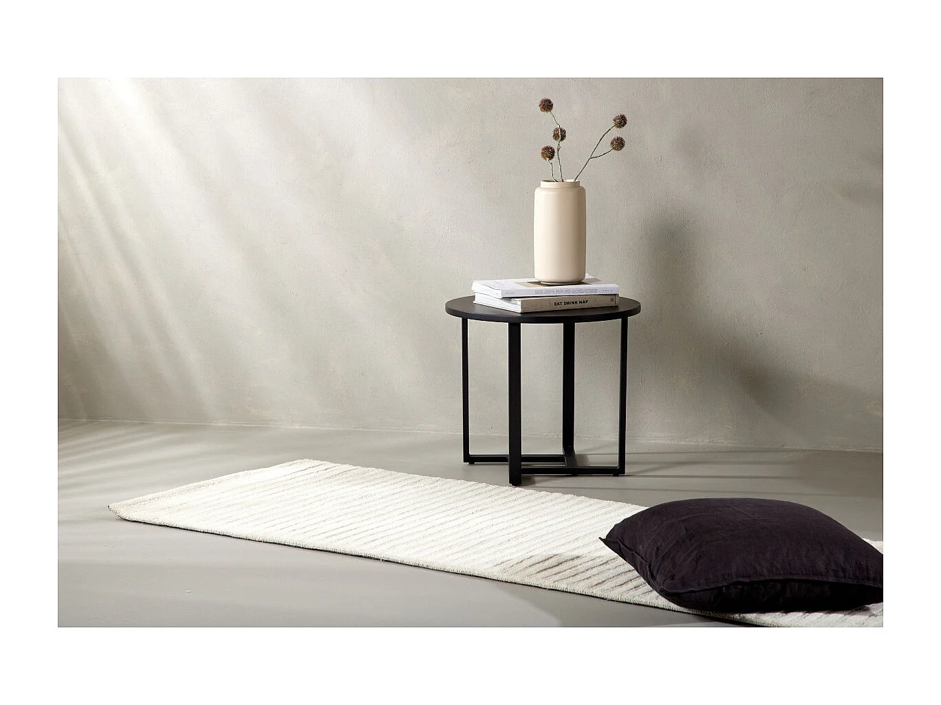 Tapis Design "Milton" 70x200cm Naturel