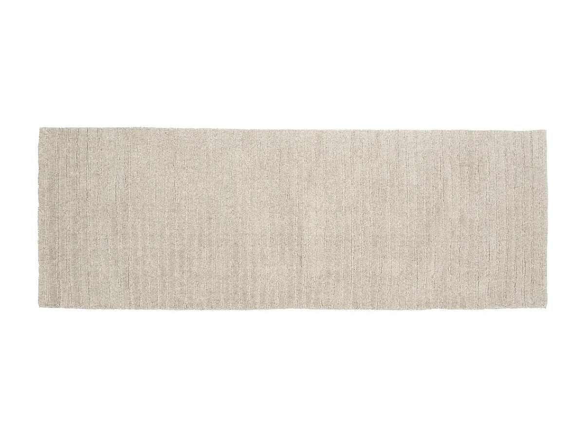 Tapis Design "Milton" 70x200cm Gris Clair