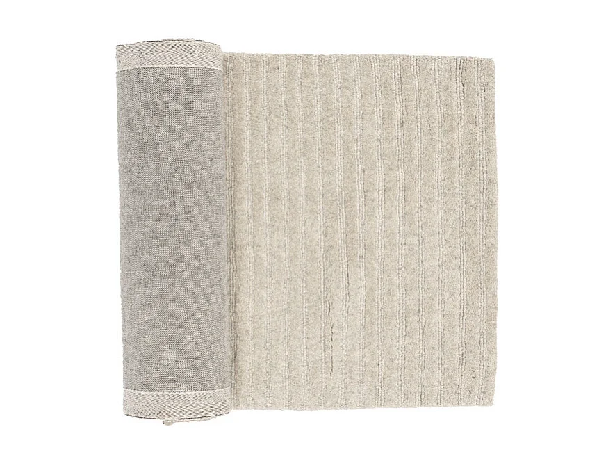 Tapis Design "Milton" 70x200cm Gris Clair