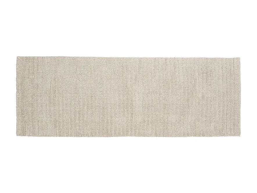 Milton loper 200x72cm lichtgrijs.