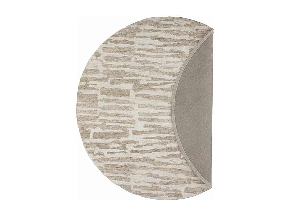 Milos vloerkleed Ø200cm beige.