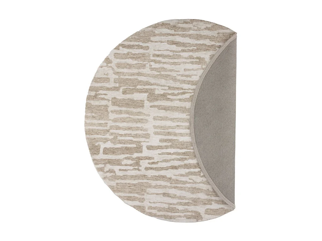 Tapis Déco Rond "Milos" 200cm Beige