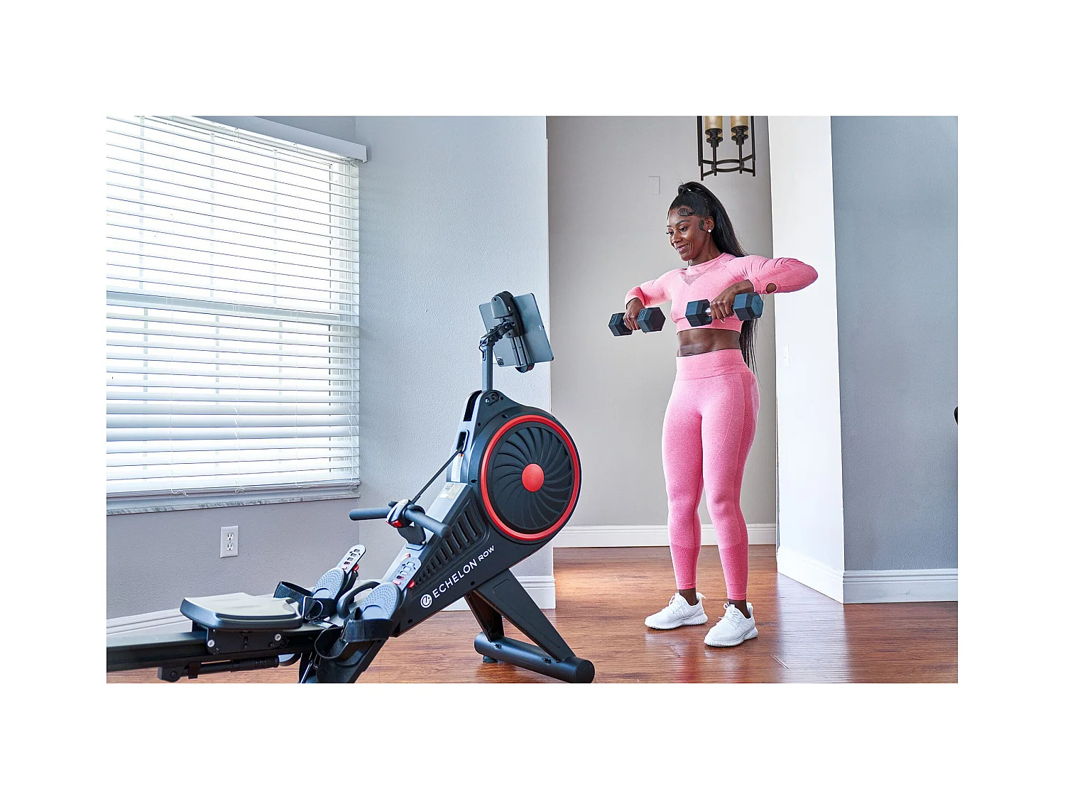 Vogatore ad aria compressa - Modello SMART ROWER - ECHELON - Casa / Appartamento