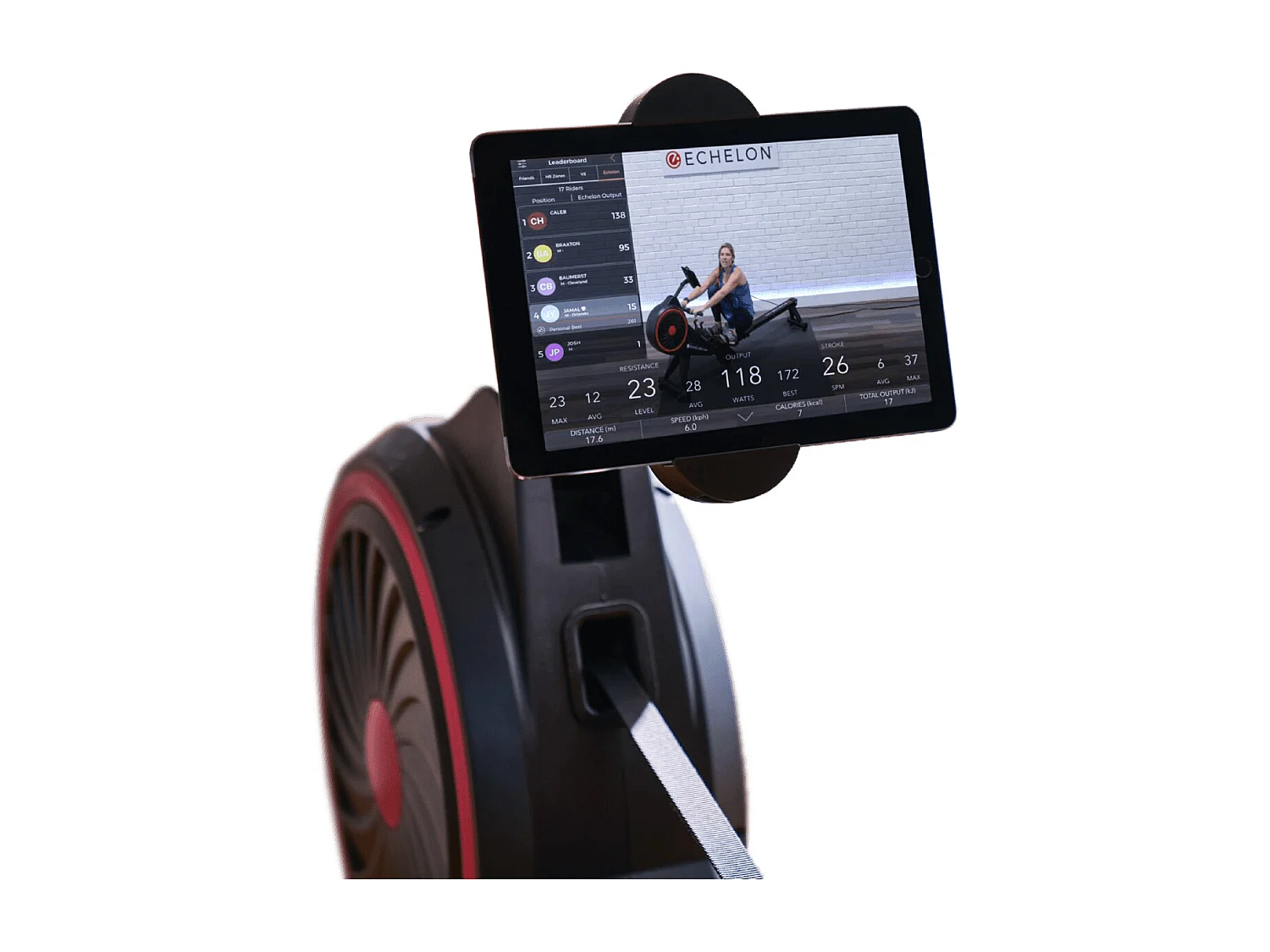 Vogatore ad aria compressa - Modello SMART ROWER - ECHELON - Casa / Appartamento