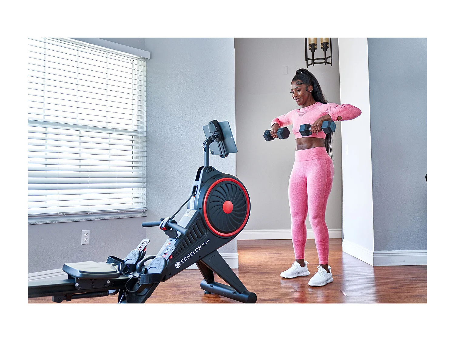 Vogatore ad aria compressa - Modello SMART ROWER - ECHELON - Casa / Appartamento