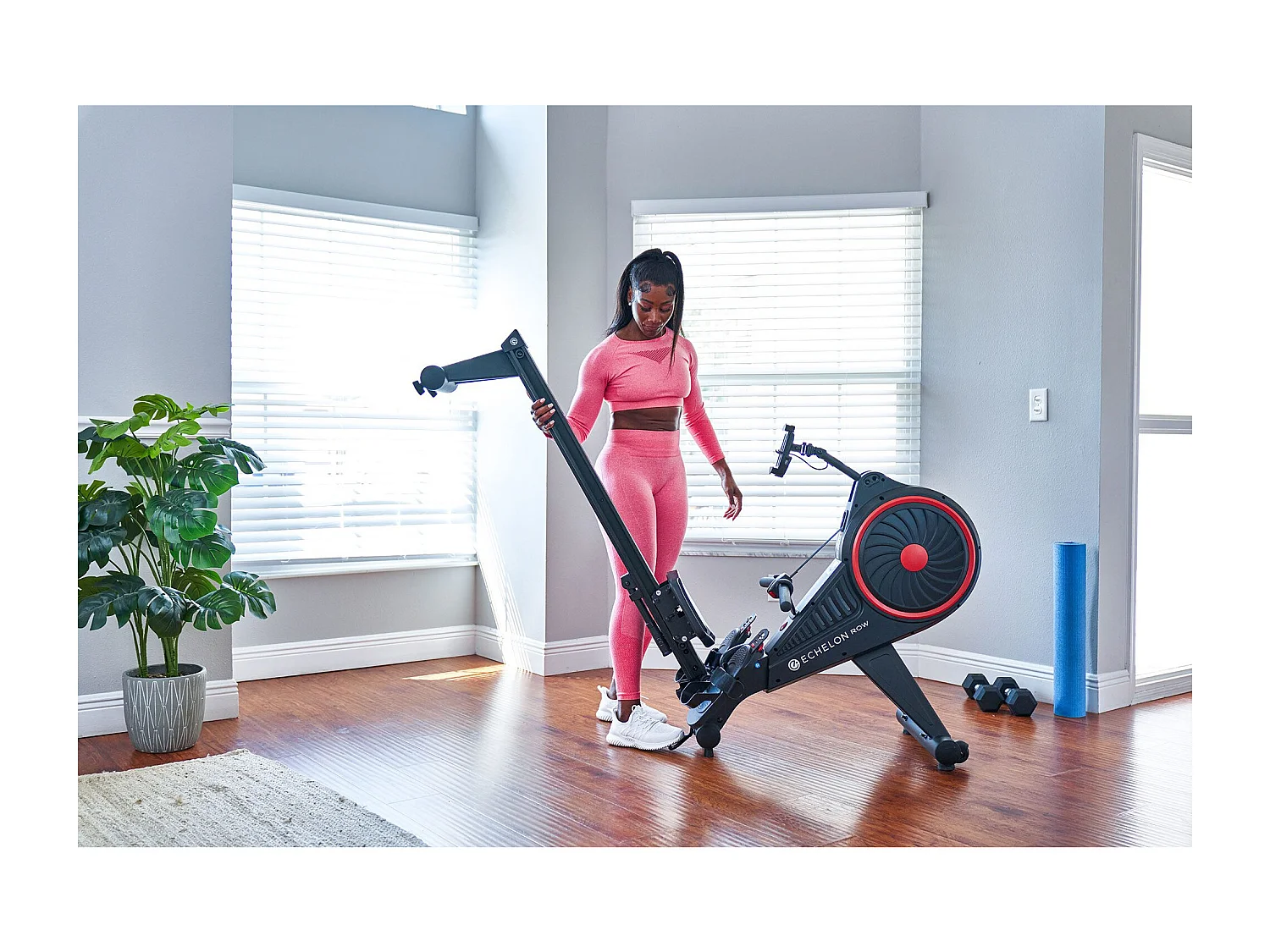 Vogatore ad aria compressa - Modello SMART ROWER - ECHELON - Casa / Appartamento