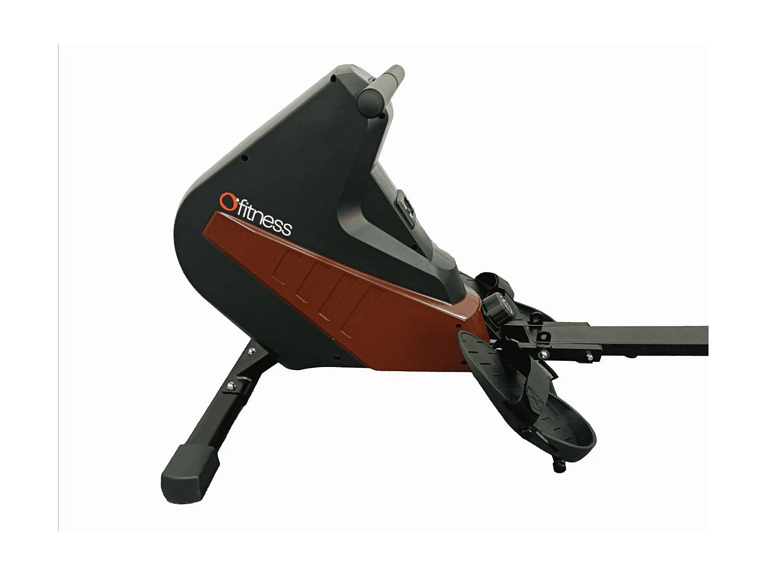 Rameur d'appartement à tirage central - O'Fitness - Compteur 5 fonctions - Roue magnétique : 5 Kg