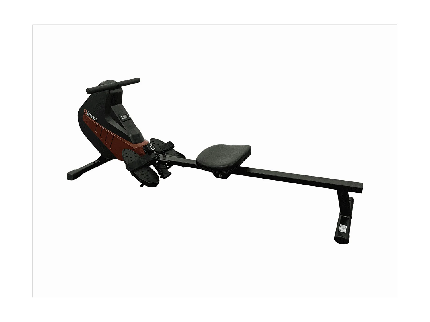 Máquina de ejercicios de remo con tiro central - O'Fitness - Contador de 5 funciones - Rueda magnética: 5 Kg