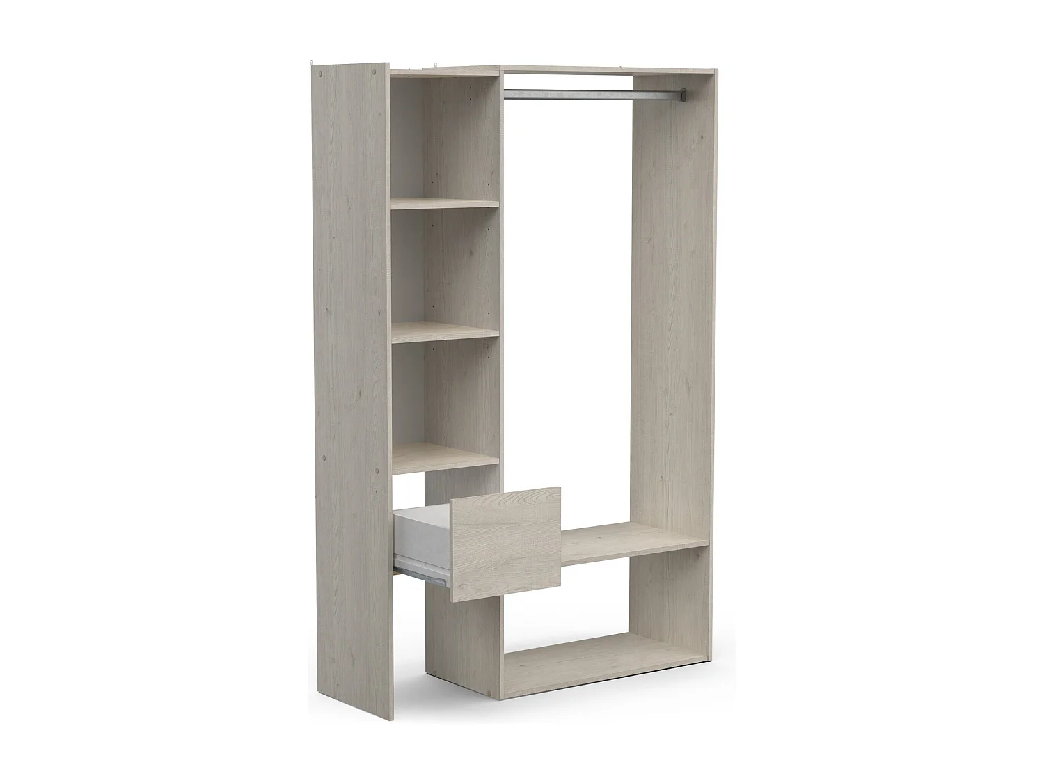 Complete kast - FLOWER - Eik - 119,1 x 39,6 x 183 cm - DEMEYERE