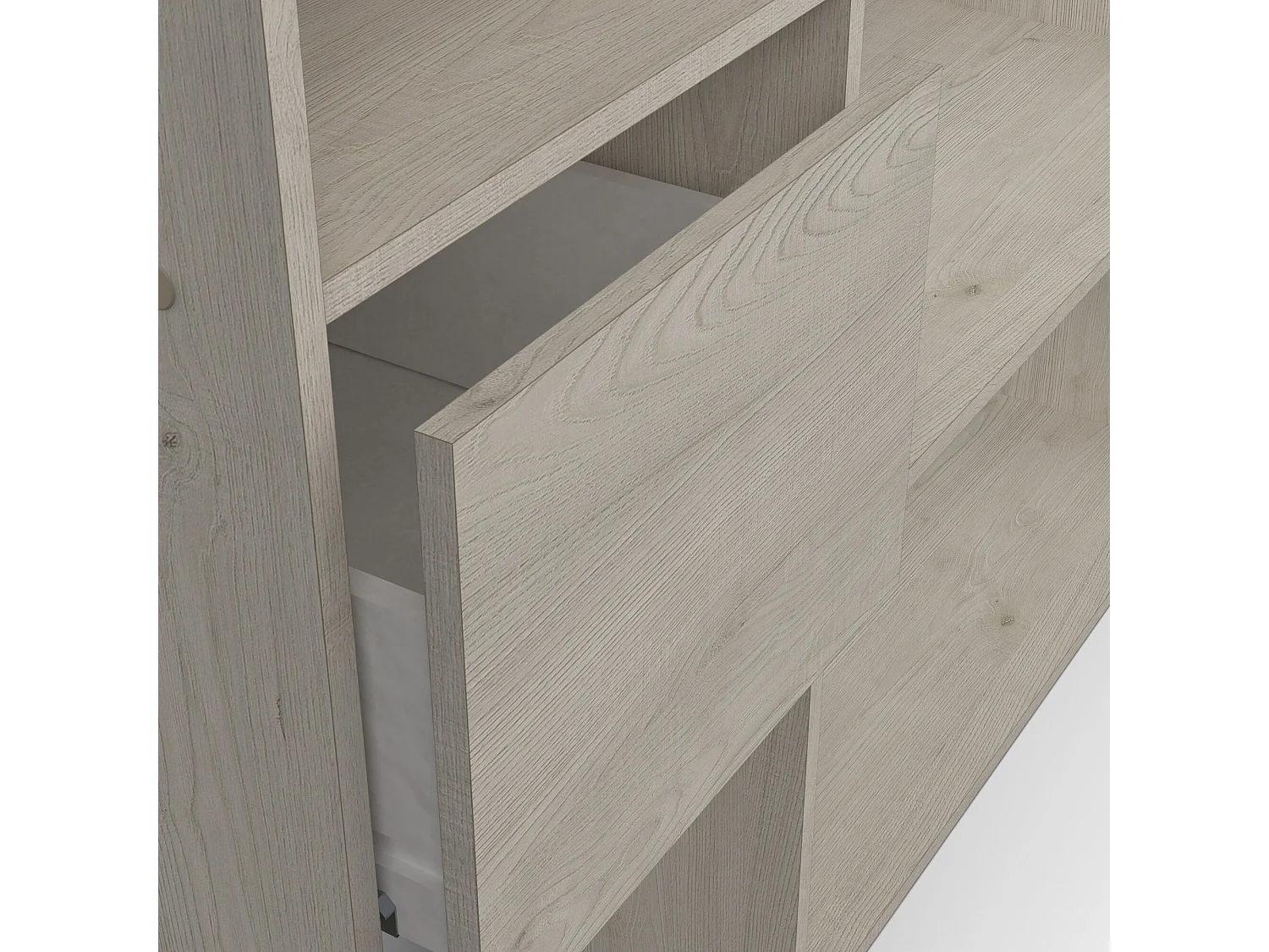 Complete kast - FLOWER - Eik - 119,1 x 39,6 x 183 cm - DEMEYERE