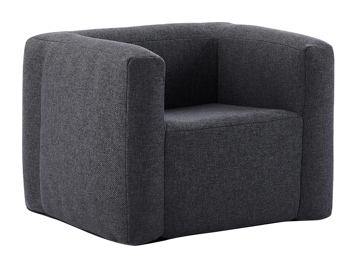 Terracotta opblaasbare fauteuil - Binnen en buiten - Kleur Donkergrijs