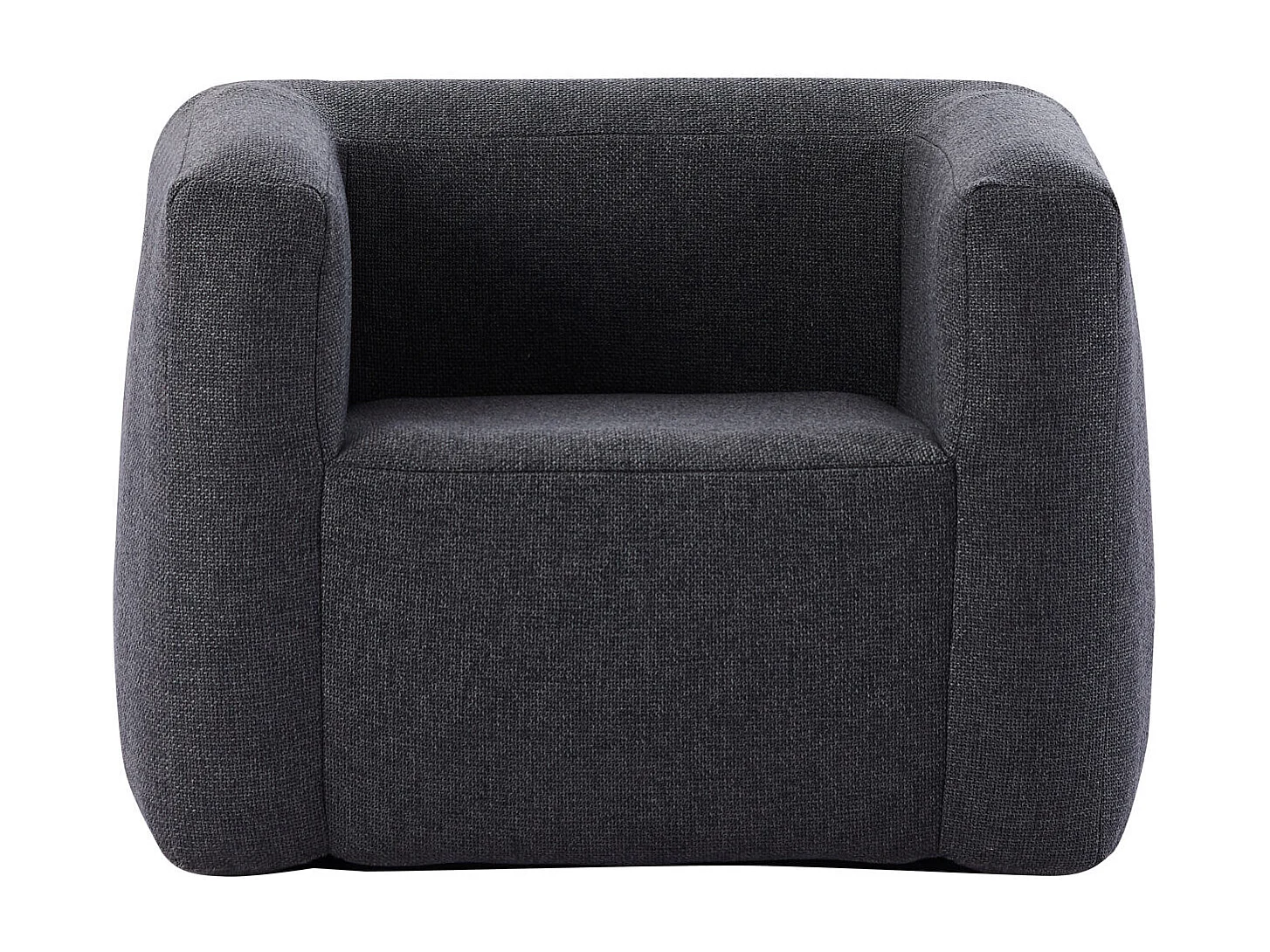 Terracotta opblaasbare fauteuil - Binnen en buiten - Kleur Donkergrijs