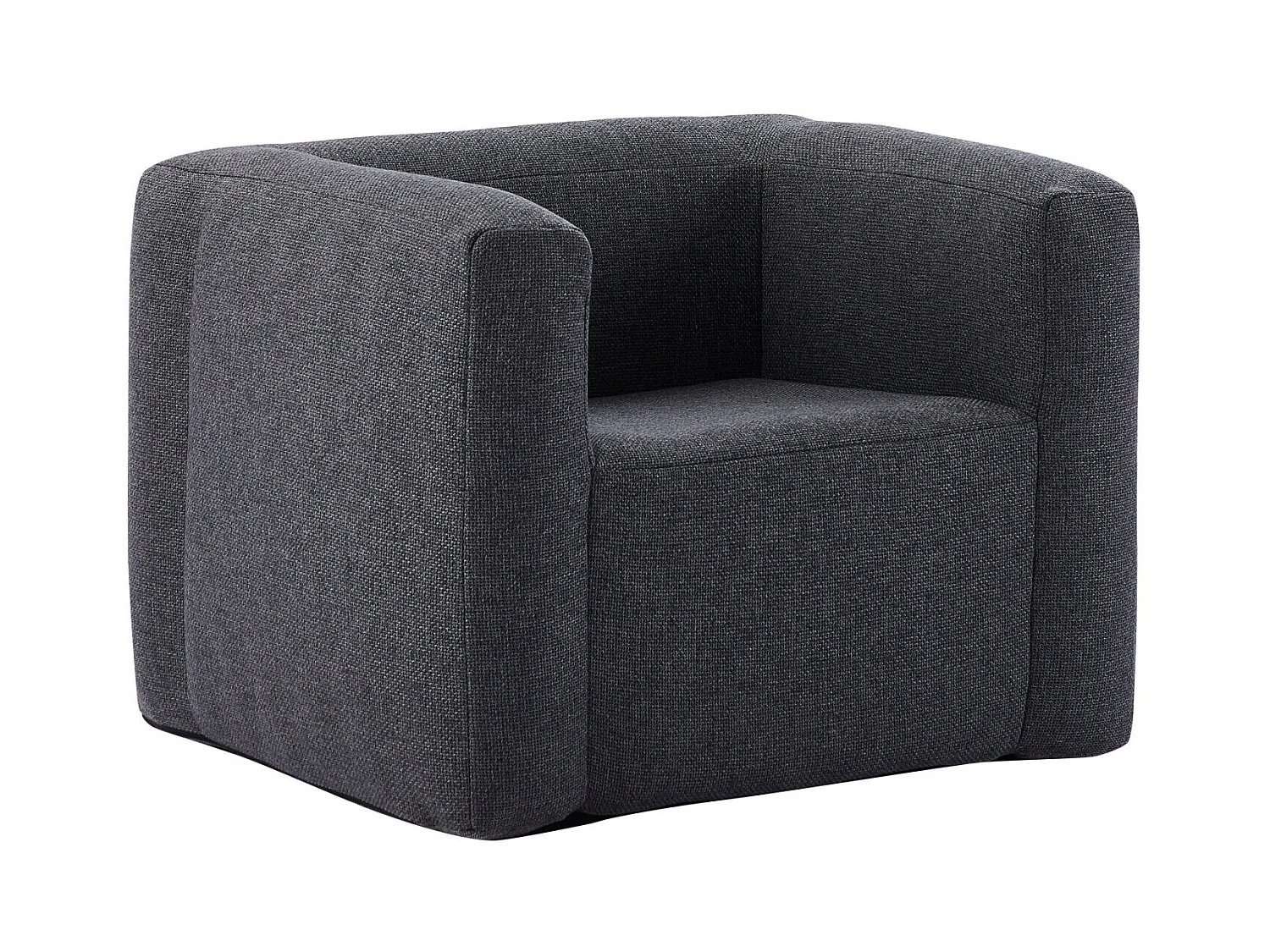 Terracotta opblaasbare fauteuil - Binnen en buiten - Kleur Donkergrijs