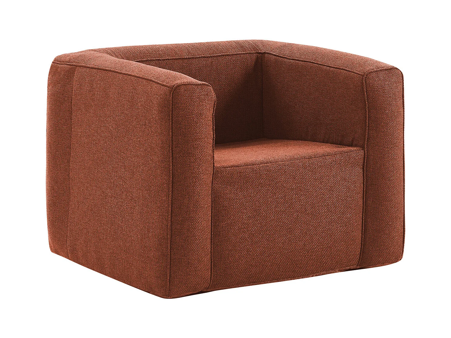 Opblaasbare fauteuil Terracotta - Binnen en buiten - Kleur Terracotta