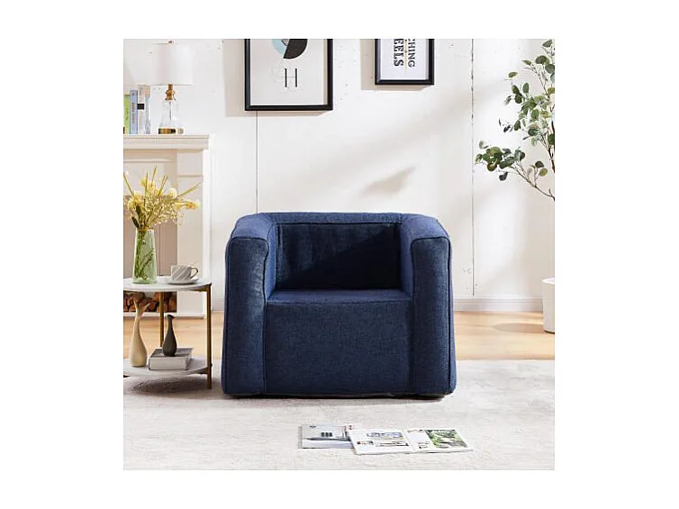 Fauteuil gonflable Terracotta - Intérieur et extérieur - Couleur Bleu