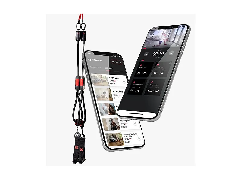 Set de bandes de résistance connectées - HyGear 1 - Application 200 programmes d'entrainements