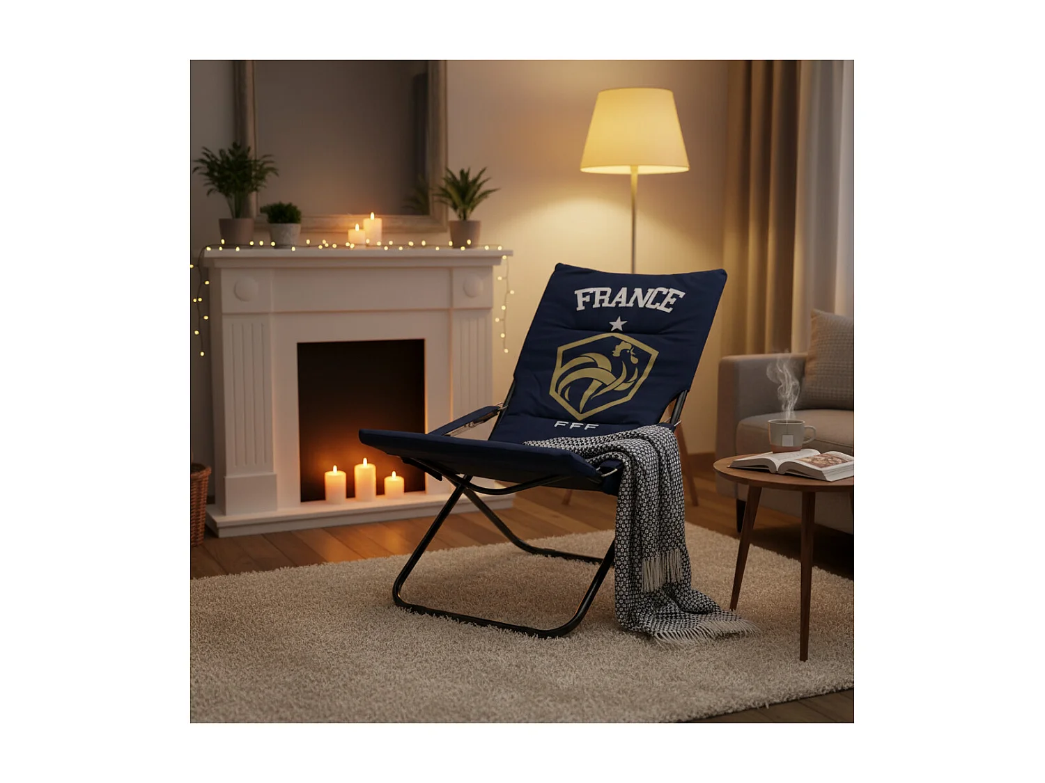 Chilienne pliable - Fedération Francaise de Football - Bleu