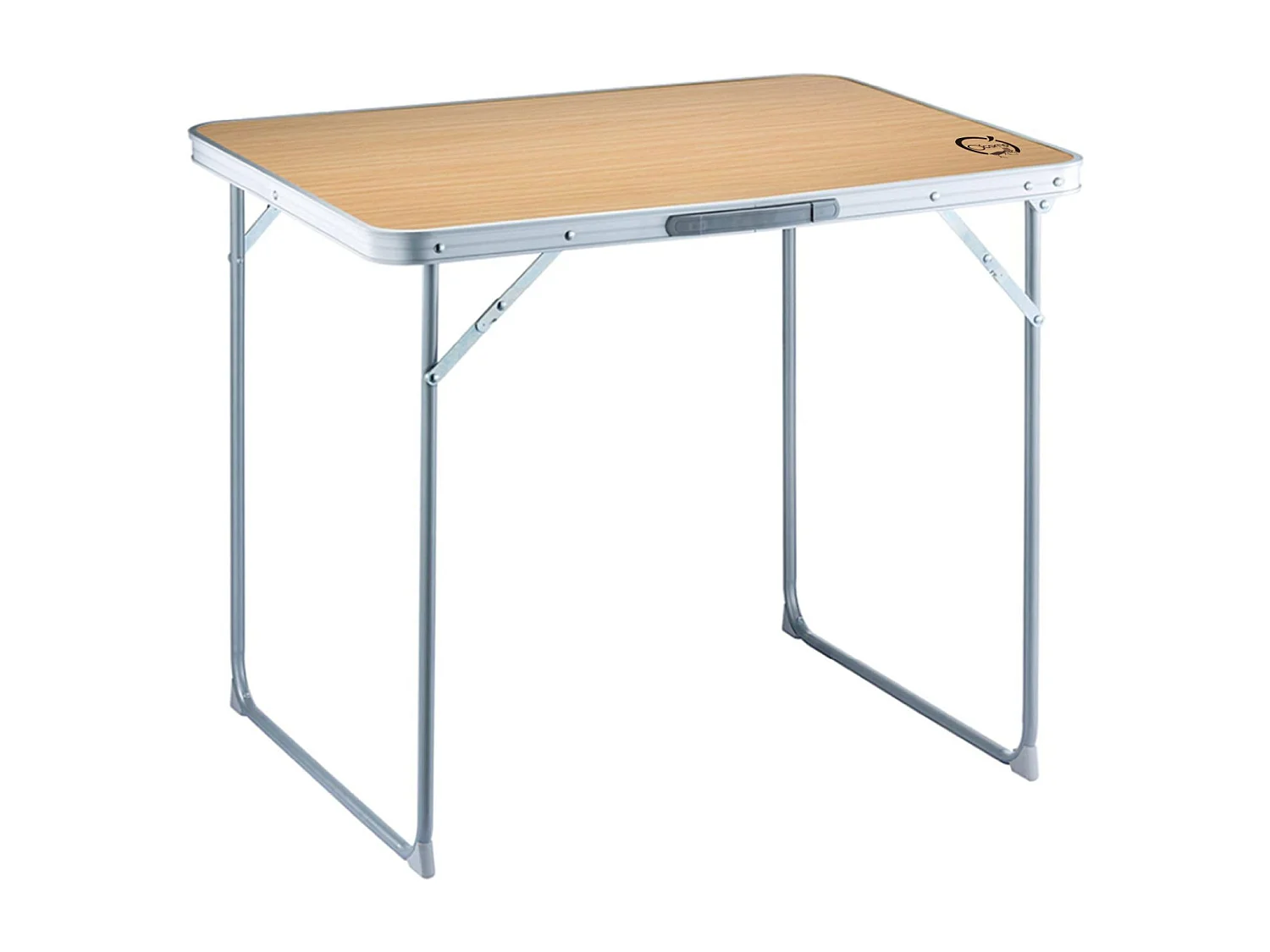 Table de camping pliable 4 places - O'Camp - Forme valise - Dimensions : 80 x 70 x 60 cm