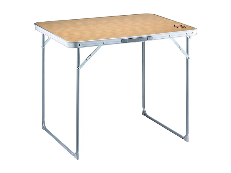 Table de camping pliable 4 places - O'Camp - Forme valise - Dimensions : 80 x 70 x 60 cm