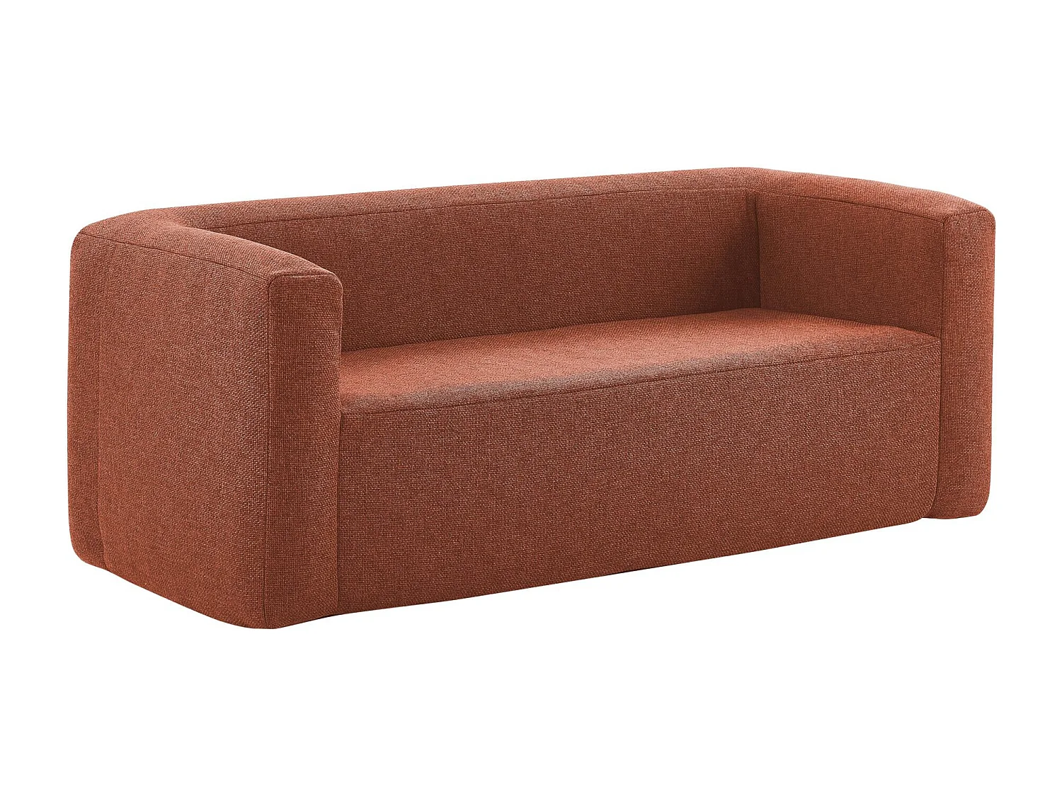 Canapé gonflable 2-3 places Terracotta - Intérieur et extérieur - Couleur Terracotta