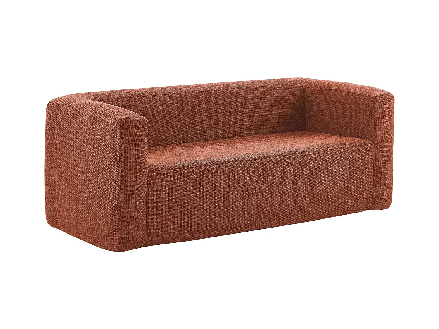Canapé gonflable 2-3 places Terracotta - Intérieur et extérieur - Couleur Terracotta