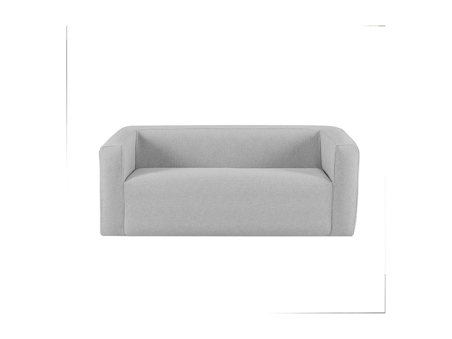 Canapé gonflable 2-3 places Terracotta - Intérieur et extérieur - Couleur Gris clair