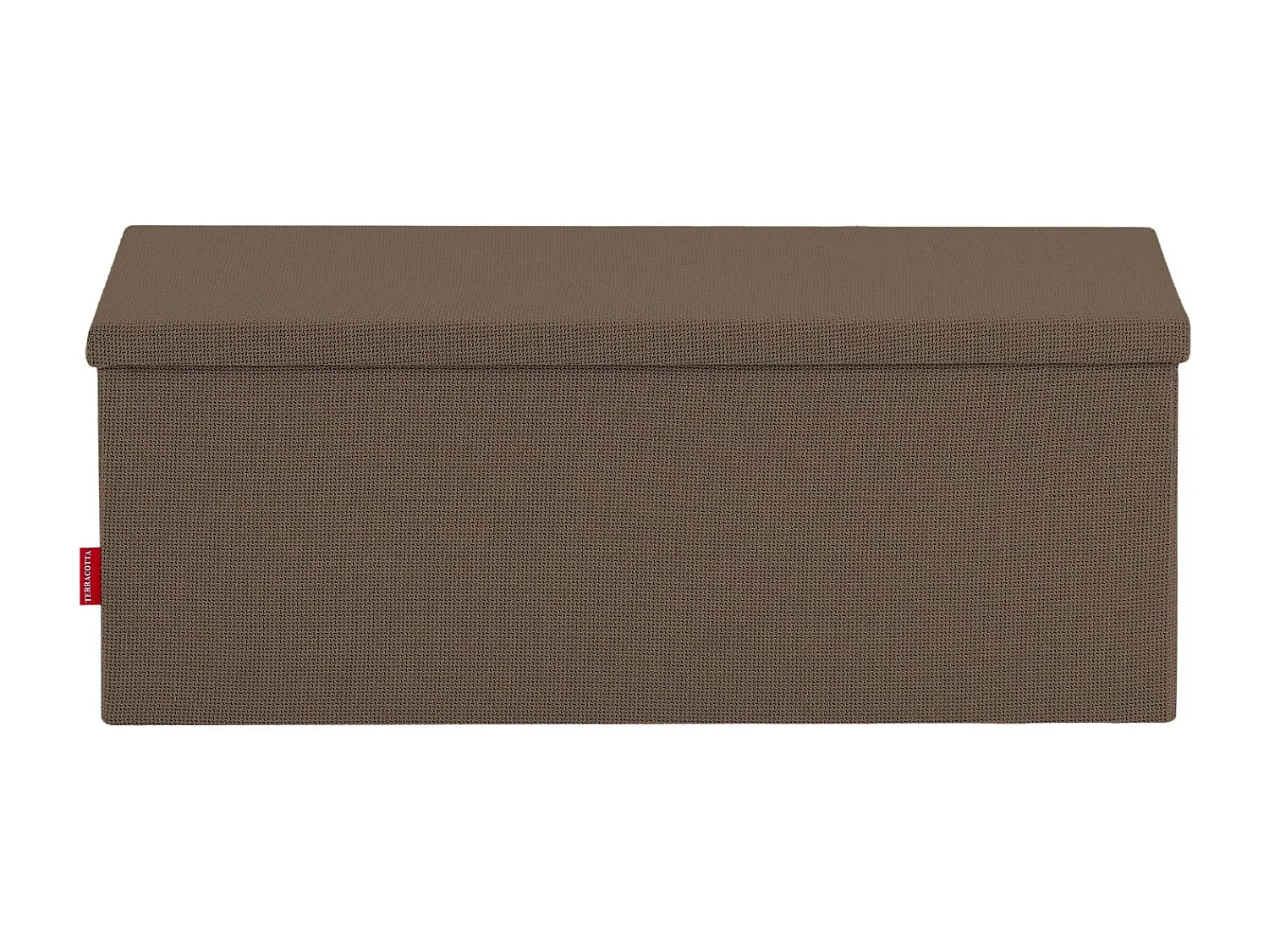 Table coffre Terracotta - Ouverture sur le dessus - Intérieur et extérieur - Couleur Camel