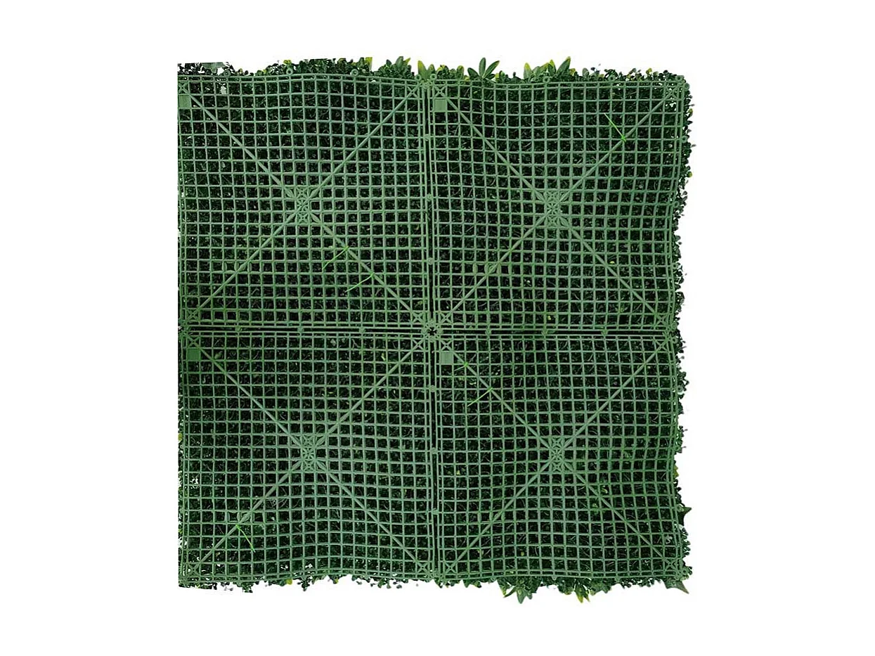 Pianta artificiale da parete - Modello a fiore bianco - Dimensioni: 100 x 100 cm