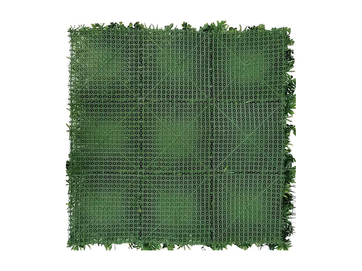 Künstliche Pflanzenwand - Modell Weiße Blütenblätter - Maße: 100 x 100 cm