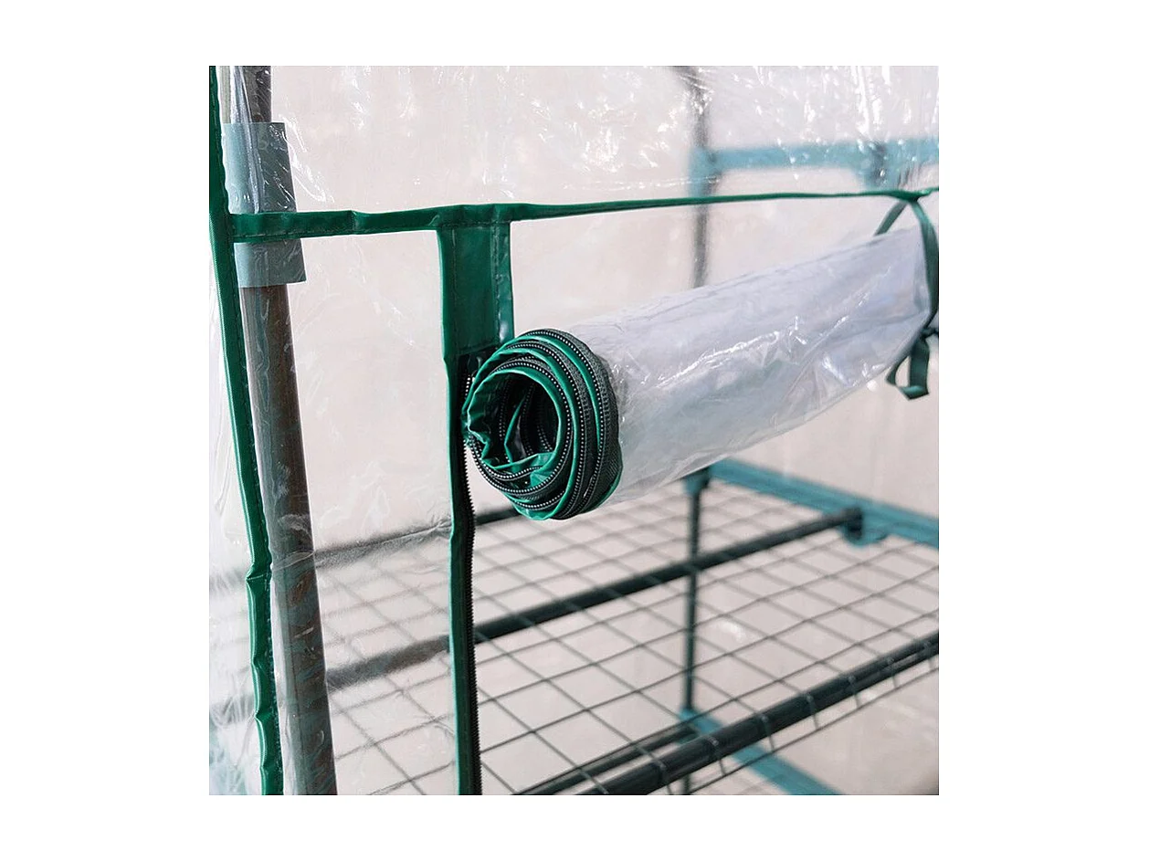 4-level balkon serre - Suan - Staal - Afmetingen : 69 x 49 x 160 cm