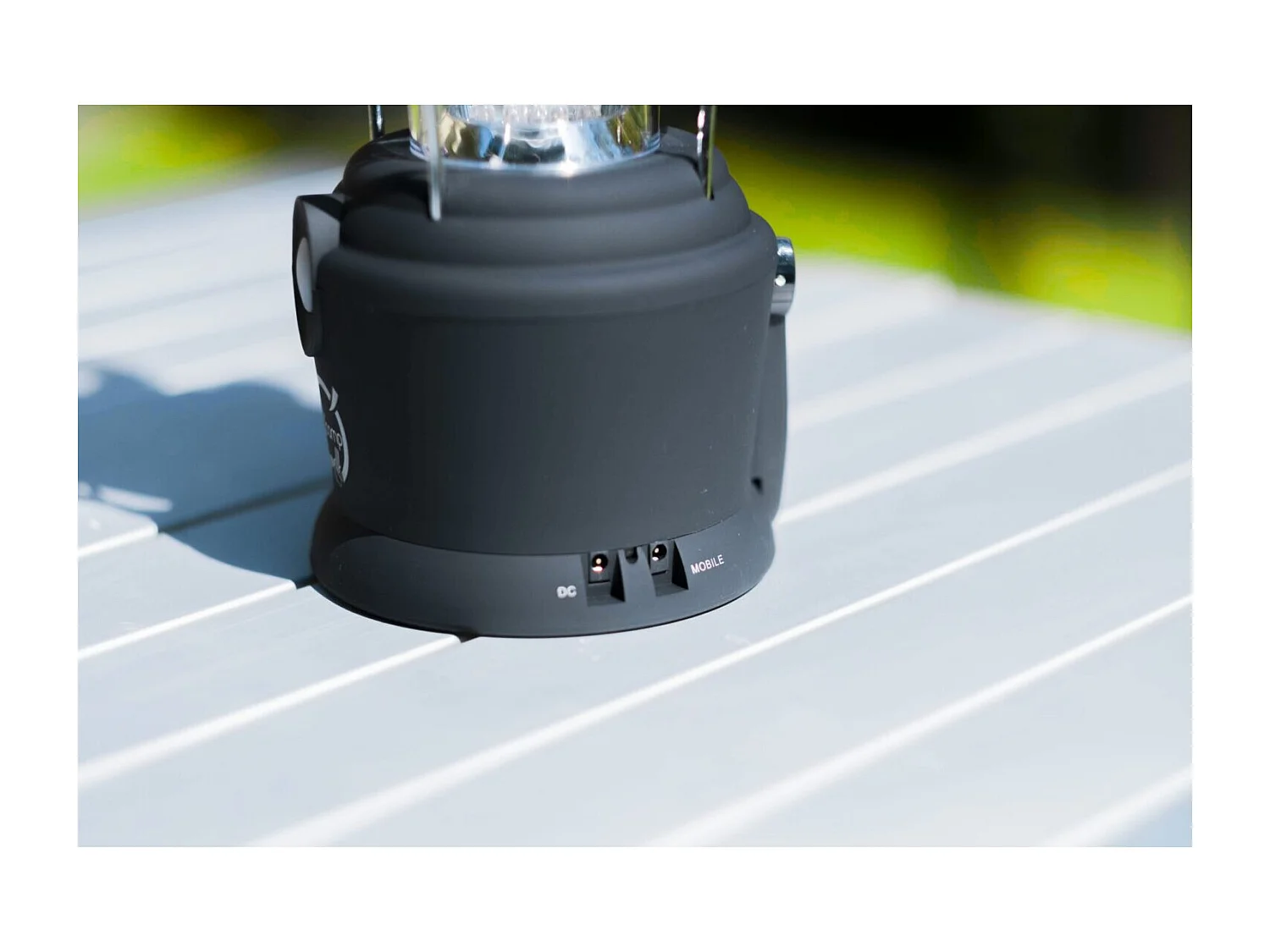 O'Camp Camping lantaarn - - 12 LED verlichting - Handvat + kompas inbegrepen