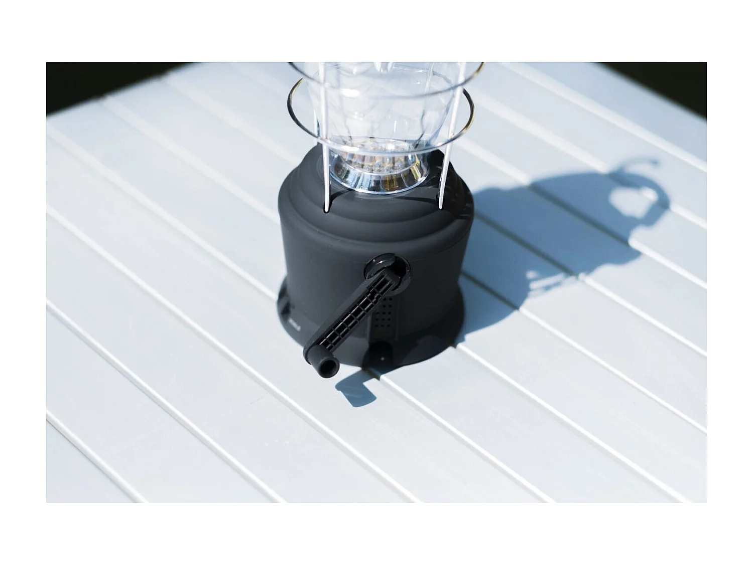 O'Camp Camping lantaarn - - 12 LED verlichting - Handvat + kompas inbegrepen